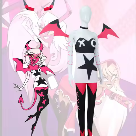 Anime Helluva Verosika Boss Mayday Cosplay Costume Wing Women Horn Lady Devil Halloween Carnival Pan