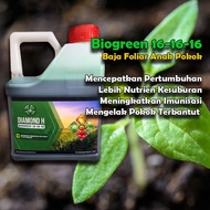 4L DH Biogreen 16 16 16 Baja Foliar Anak Pokok Tumbuh Cepat