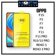 READY STOCK OPPO SERIES 9D TEMPERED GLASS - F1S, F5, F7, F9, F11, F11 PRO, R15/15 PRO, RENO2/2F, REN