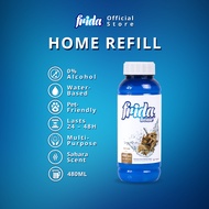 Frida 48H Refill Sahara(Oud) [480ml] 0% Alcohol Pet-Friendly Tahan Lama Multipurpose Water-base