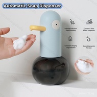 （READY STOCK）Automatic Soap Dispenser 400ml  Touchless Foaming Soap Dispenser Rechargeable Duck Foam Soap Dispenser for Kitchen Bathroom