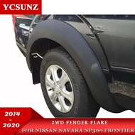 Wheel Arch Mudguards Fender Flares For Nissan Navara NP300 2WD 2014 2015 2016 2017 2018 2019 2020 Fr