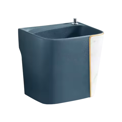 Balcony household mop pool floor-to-ceiling square courtyard retro mop floor mop basin