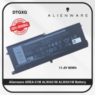 Original Alienware DT9XG for AREA-51M ALWA51M ALWA51M Battery