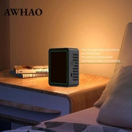 [AWHAO] PM2.5 PM10 PM1.0 Meter, Backlight LCD Screen,5 in 1 Portable Air Quality Tester for Home
