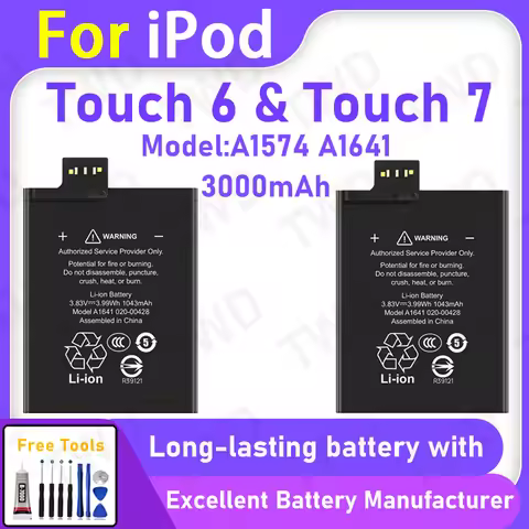 High Quality Battery For iPod Touch 6 7 A1641 A1574 Long Lasting Power +Free Tools