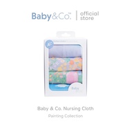 Baby and Co. Painting Collection Nursing Cloth ผ้าอ้อม 4P ขนาด 30 x 30 นิ้ว