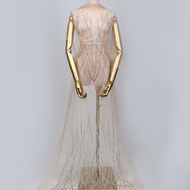Aplikasi Payet Full Body Dress Payet Rangkai Mewah - Elie Saab Applique
