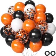happy birthday balloon helium balloon gas 55PCS40 cm Halloween Black Orange Latex Balloon Set Hallow