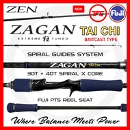 2025 ZEN ZAGAN TAICHI Baitcast & Spinning Overhead BC Baitcasting Jigging Rod X EA Fast Slow Jig SW 