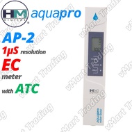 HM Digital AP-2 AquaPro Water Quality Tester EC Meter with ATC (FREE ONE BATTERY)