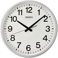 [𝐏𝐎𝐖𝐄𝐑𝐌𝐀𝐓𝐈𝐂]SEIKO QHA009A Metallic Silver Case Quartz Analogue Wall Clock