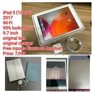 iPad 5 (128gb)2017Wi-Fi95%looks