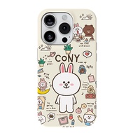 (Combo) เคส Line Friends ของแท้100% สำหรับ IPhone16เคส16pro 16Promax 15Promax 15pro 15เคสแข็ง14Proma