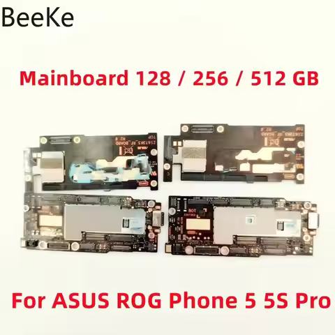Original Mainboard For ASUS ROG Phone 5 5S Pro ZS673KS Unlocked Main Logic Board Circuits Motherboar