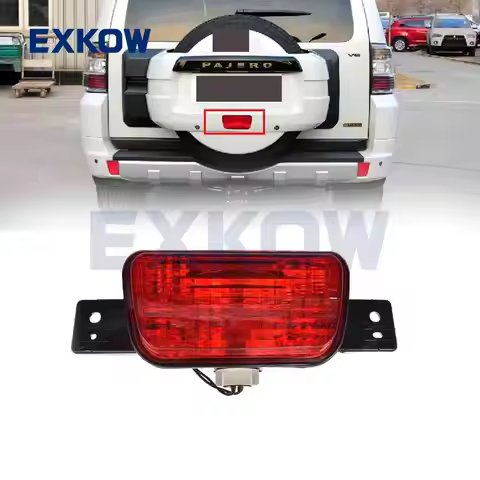 Rear Spare Tire Cover Fog Light for Mitsubishi Pajero Montero 2006-2016 V83 V85 V86 V87 V88 V93 V96 