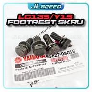 4 PCS YAMAHA LC135 / Y15 Y15ZR FOOTREST BAR SCREW BOLT STEP BAR BESI DEPAN SKRU (95827-08016) Y110 Y