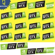 [Digital Sticker] Invida Graphics Card Sticker RTX 3090 3080 3070 GTX 1660 1650 super Configuration Label