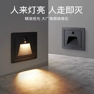 KY-6/Skirting Light86Human Body Induction Floor Lamp Embedded Stair Step Courtesy Lamp Aisle Light Smart Night Light FGY