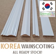 🇰🇷 KAYU White Color Wainscoting from KOREA/Easy to paint/kayu /Gremag wainscoting/kayu white
