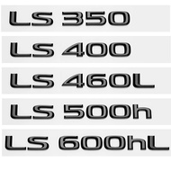 3D Chrome Glossy Black ABS Letters LS350 LS400 LS460 LS460L LS500 LS500h HYBRID Emblem For Lexus Car