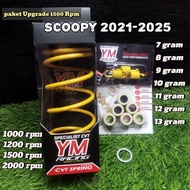Ym racing Scoopy savings package upgrade package 2021 2022 2023 2024 cvt per centri 1000rpm 1200 rpm