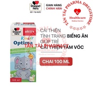 ✅[NHẬP KHẨU CHÍNH HÃNG] Siro ăn ngon cho bé Doppelherz Kinder Optima giúp bé ăn ngon cải thiện tầm v