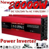 20000W Solar inverter Car inverter DC 12V/24V to AC 110V/220V