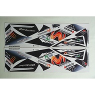 Black movistar r15 v2 motorcycle Striping