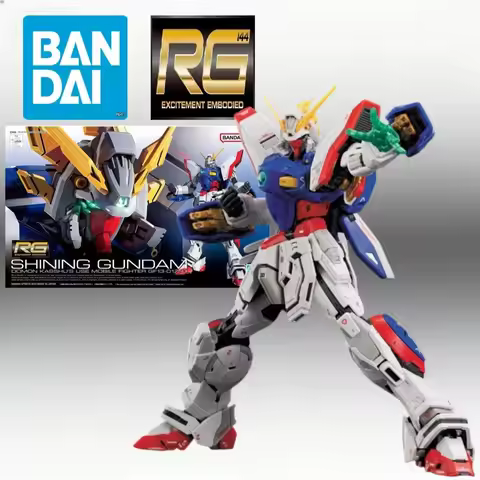 Bandai Spirits RG 1/144 GF13-017NJ Shining Gundam Model Kit Mobile Fighter G Gundam