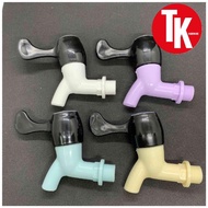 1/2" PVC Bib Tap Color / Kepala paip tandas toilet bathroom cuci tangan sinki