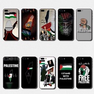 case for iPhone 7 8 Plus Palestine refueling Soft black phone case