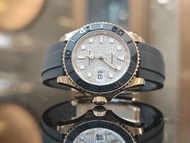 🔥Rolex Yacht-Master 126655 Pave 滿天星 鑽石面 永恆玫瑰金 2024年✨誠新舊ROLEX及各類名錶(最高可達市價95折)