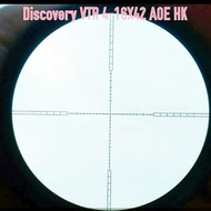 TELESKOP DISCOVERY VTR 4-16X42 AOE BONUS SUNHIDE PAKE LAMPU LOGO BIRU