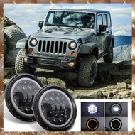 (Y O Q N)H4 400W 7Inch LED Head Light Lamp with for  Niva Urban   Samurai for   Off Road