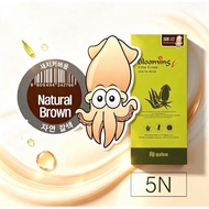 Blooming I Color Cream 220g 5N*2tube Squid ink hair dye aloe vera cover white hair at home