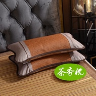 Tea Pillow Buckwheat Pillow Summer Cool Pillow Ice Silk Tender Noodle Cool Pillow Health Care Neck P