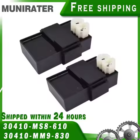 MS8 CDI Ignition Box 2Pcs Replacement for Honda XL 600 V Transalp XRV 650 Africa Twin 583cc 30410-MS