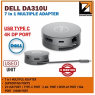 DELL DA310U 7 in 1 USB-C Multiport Adapter 4K DP PORT
