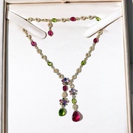 Bvlgari 寶格麗 Sapphire Flower系列 高珠彩寶項鍊