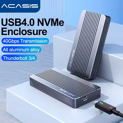 ACASIS 40Gbps M.2 NVMe SSD Enclosure for M1 M2 Pro/Max Compatible with Thunderbolt 4/3 USB4 Support 