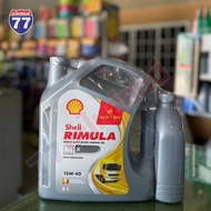 SHELL RIMULA R4X 15W40 Engine Oil Size 6+1 Liters