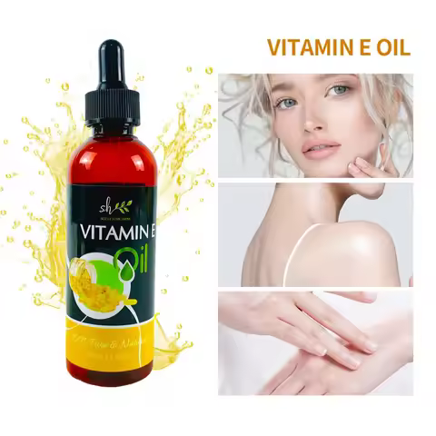 100ml 2026 New Vitamin E Massage Oil with Dropper Massage Essential Oil Nourishing Brighten Whiten S