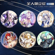 Honkai：Star Rail Badge Acheron Sparkle Brooch Anime Figure 58mm Brooch
