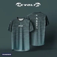 AMIGO Adult Shirt Round Neck Sublimation Microfiber Shirt T-shirt Design EVOLT Shirt Men's Malaysia 