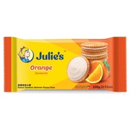 2 pc Julie's lemon sandwich orange cream sandwich biscuit banana cream sandwich snacks Julie tidbits