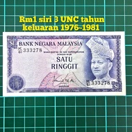(A301) rm1 siri 3 rm1 lama barang antik barang lama mata wang lama duit kertas lama duit Malaysia la