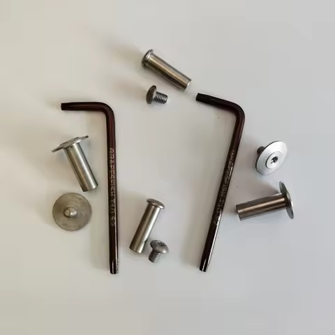 1 Full Set CNC Machined Custom Axis Spindle Screws Mod Replacement Parts for Leatherman Surge Pliers