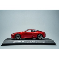 [Ready Stock] 1 43 Jingshang Lexus LC500 L Package Metal Red Car Paint Black Interior Body with Rash