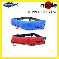 RIPPLE AUTO INFLATABLE LIFE VEST 150KG FISHING LIFE JACKET BELT FOR ADULTS AUTO INFLATE IN 5 SECYSH6